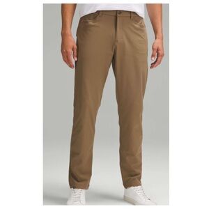 Lululemon ABC Classic-Fit Pant Warpstreme in Artifact Men’s 38 Tan Performance